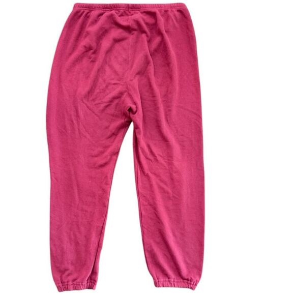The Great. Women's red 100% Cotton Drawstring Jogger Sweatpants Size 2 - Picture 2 of 5